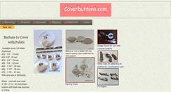 Desktop Screenshot of coverbuttons.com